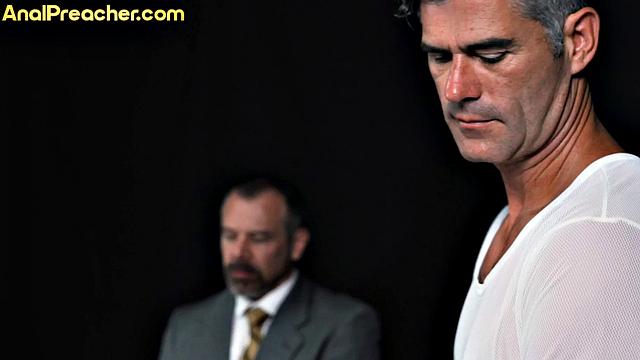 Corporate CEO drilling twink in 3some