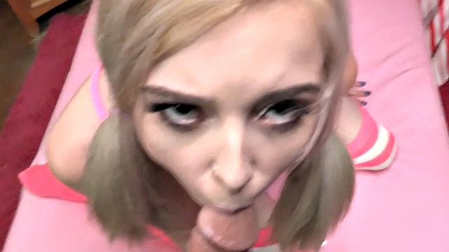 Sexy stepdaughter drilled by stepfather in POV