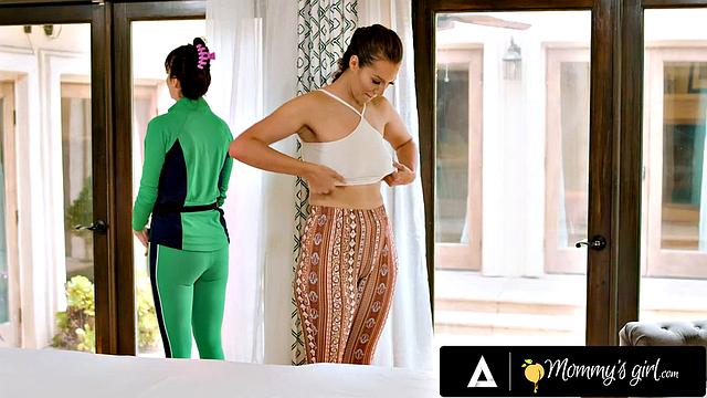 MOMMY'S GIRL - Freshly Graduated Masseuse Lexi Luna Can't Stay Professional For Bella Rolland