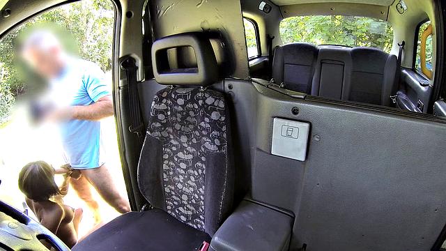 A hot ebony babe moan with pleasure as she gets pounded from behind in interracial POV