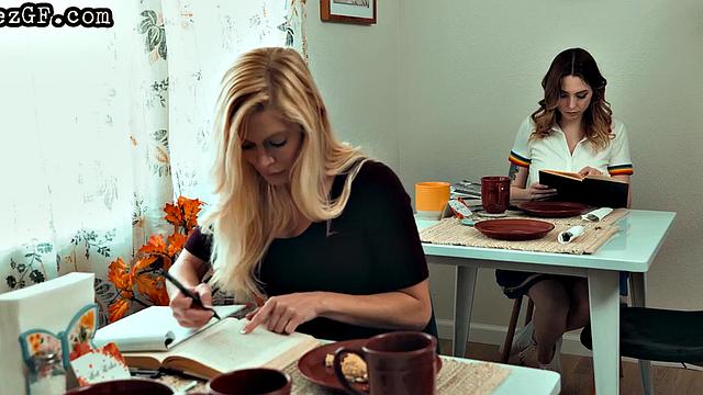 Bigbooty babe muffdiving her GF in 69 pose after teasing