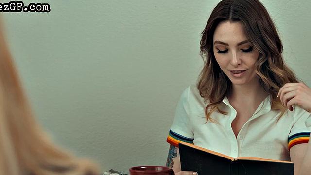 Bigbooty babe muffdiving her GF in 69 pose after teasing