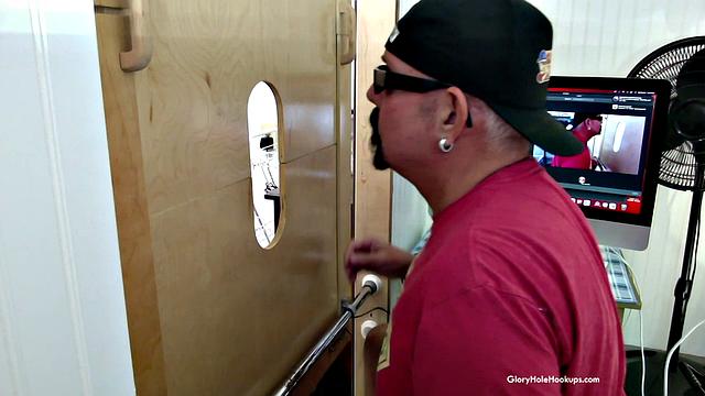 Ebony Gloryhole Sucking