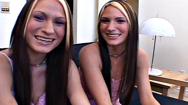 Milton twins go licking pussy