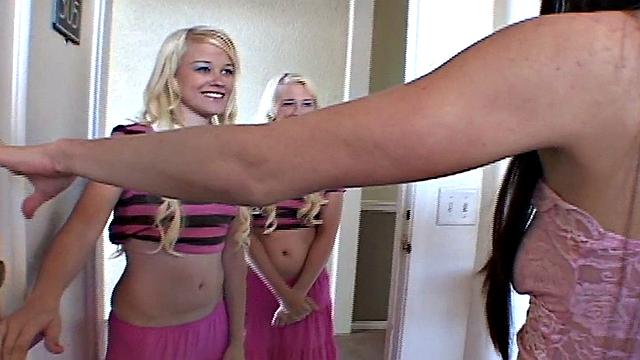 Milton twins go licking pussy