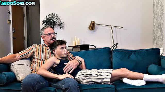 21yo Stepson Barebacked by Stepdaddy with Hairy Chests