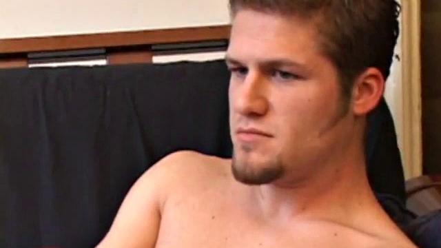 Str8 Alex Beats Off With Dildo