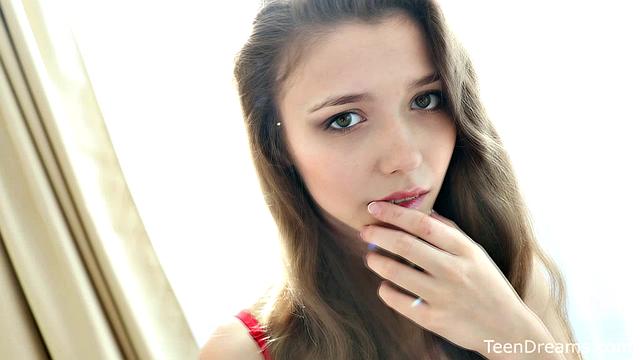 Teen Dreams - Mila Azul gets kinky with candy in her pussy