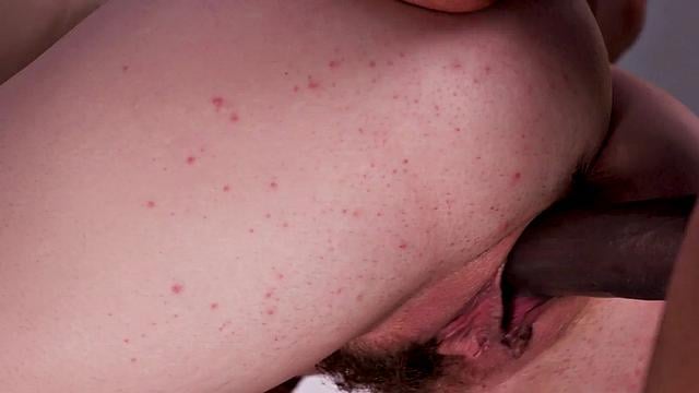 Hairy college babe rammed by teacher in classroom