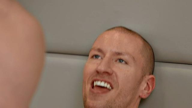 Eager athletic jocl anal pounding his BF after blowjob