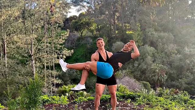 Eager athletic jocl anal pounding his BF after blowjob