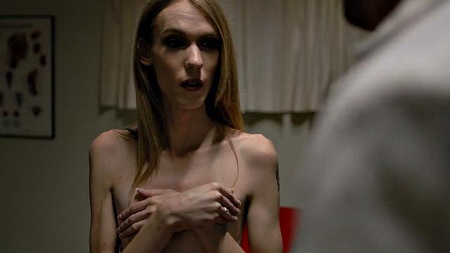 Skinny teen with small tits gets barebacked by doctor in medical room