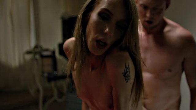 Skinny teen with small tits gets barebacked by doctor in medical room