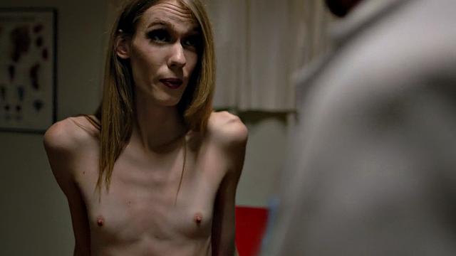 Skinny teen with small tits gets barebacked by doctor in medical room