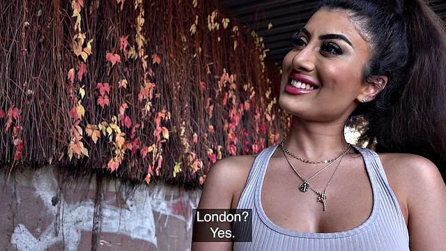 Brunette Indian chick nailed hard in basement