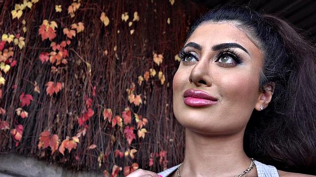 Brunette Indian chick nailed hard in basement