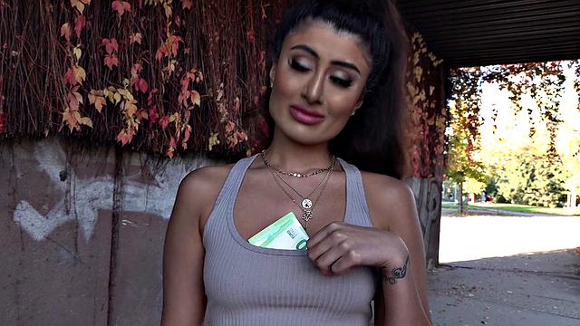 Brunette Indian chick nailed hard in basement