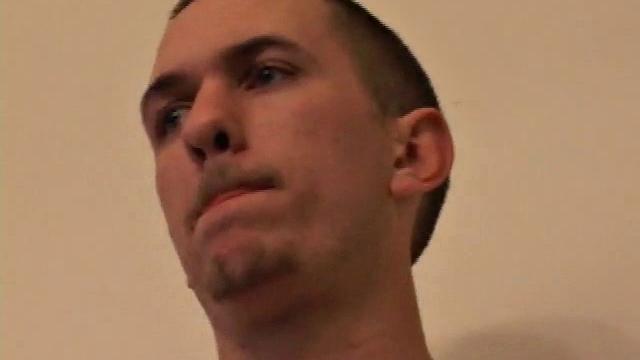 Casper Cox has kept his load in for at least the last 10 days and all it takes is the suggestion he rub one out for him to get stiff. He works his cock with fervor, making it hard as a rock.