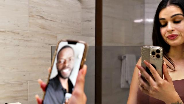 Tattooed Latina Carolina Cortez takes big cock to help her boyfriend