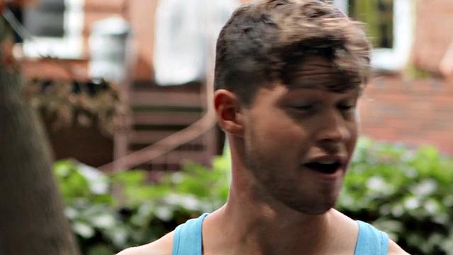 Dirty stud fucked in anal by barebacking gay dude