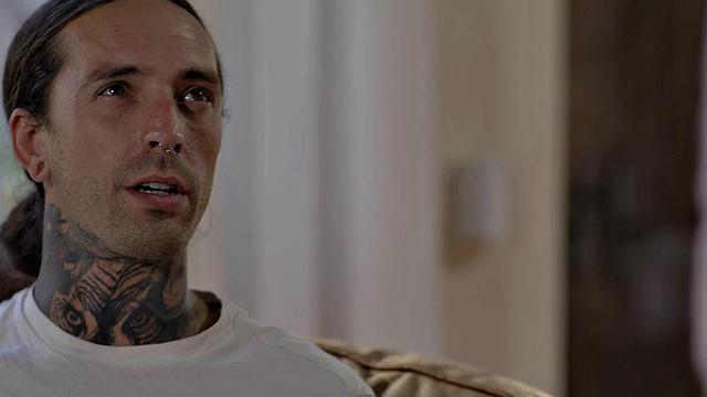 Busty TS babe with colored hair barebacked by BF