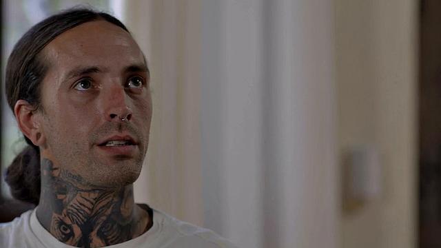 Busty TS babe with colored hair barebacked by BF