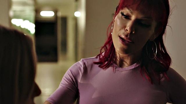 Tempting TS MILF fucks deep with babe