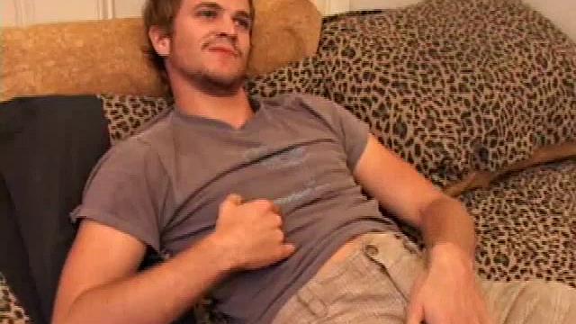 Zach Peters Stroking His Meat