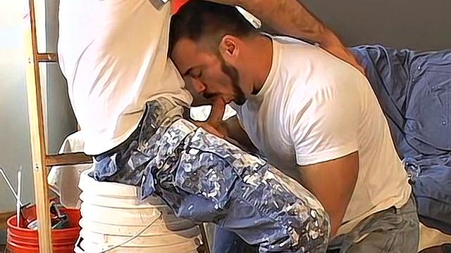 Allen Silver, Mick Powers & Rodney Steele in Blue Collar Cock Lust Buddies