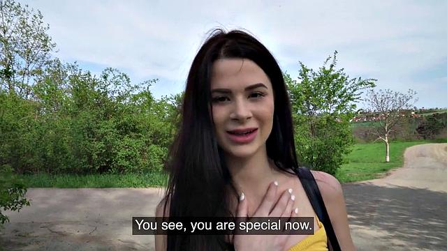 Picked up skinny nympho fuck in POV for extra cash