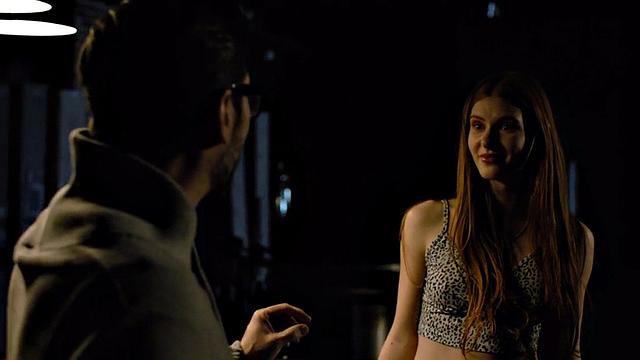 Redhead inked stepdaughter fucks stepdad on pool table