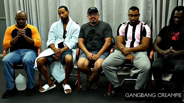 GangbangCreampie - Petite Babe Gobbles And Gets Rammed By Big Cock