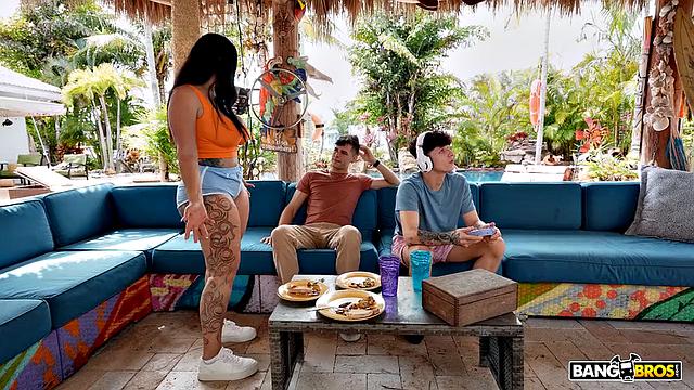 Threesome With Stepmom