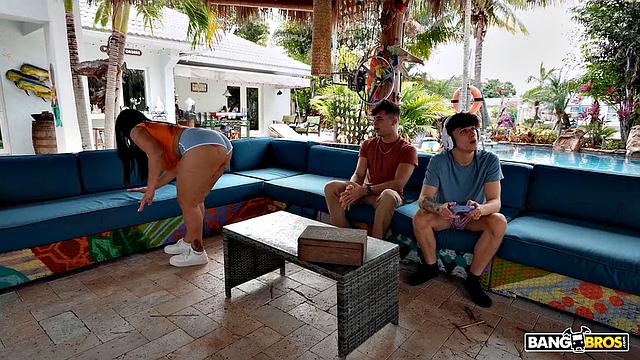 Threesome With Stepmom