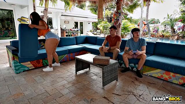 Threesome With Stepmom