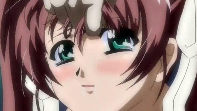 Anime babe plowed while bound