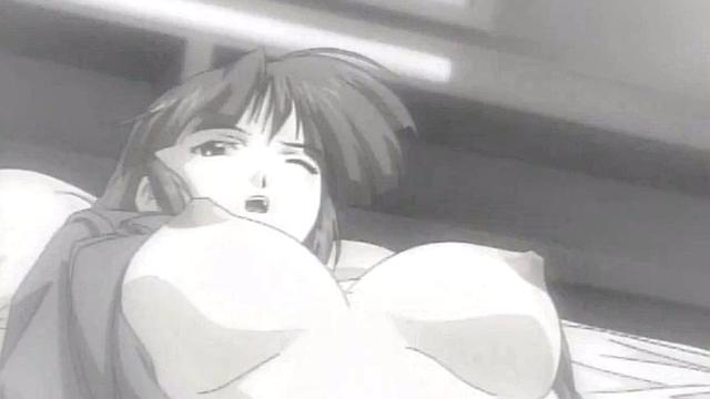 Anime babe plowed while bound