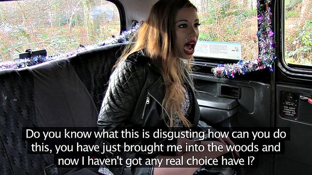 Cabbie Drives Luscious Beauty Into The Woods And Fucks Her