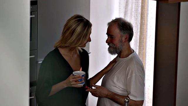 OLD4K. Old man is always ready to fuck dazzling spouse when she wakes up