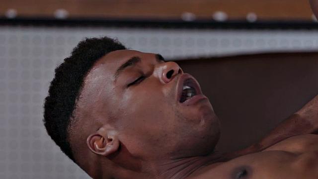 BBC stud fucks Black bottom in classroom to cumshot