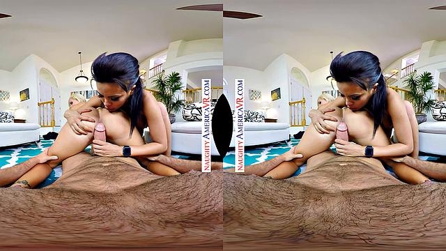 Treat yourself to sexy babes Luna Star and Nina Elle at once