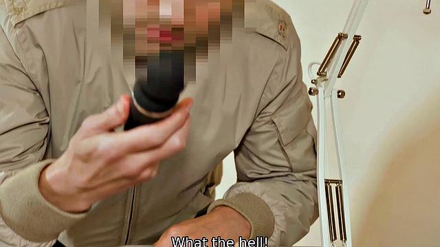 DEBT4k. Lender tracks down an avid fan of sex toys and seduces debtor