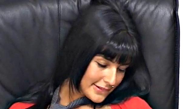 Mandy solo masturbates