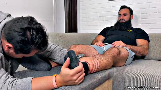 Jaxtons' Wide Feet Worshiped - Jaxton