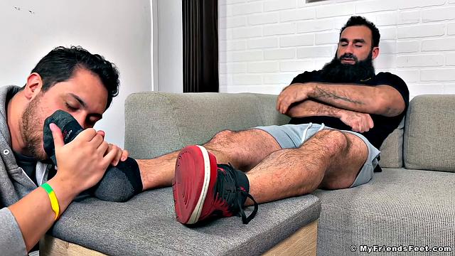 Jaxtons' Wide Feet Worshiped - Jaxton