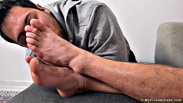 Jaxtons' Wide Feet Worshiped - Jaxton