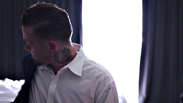 Inked sinner with pierced tits gets pounded by BF