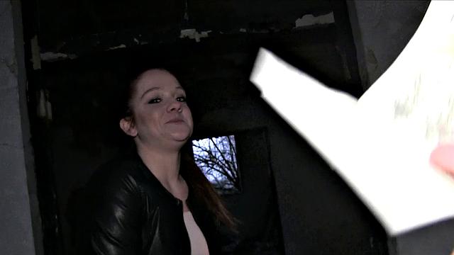 Ginger Fucked in a Car with Natural Tits & Work Fantasy