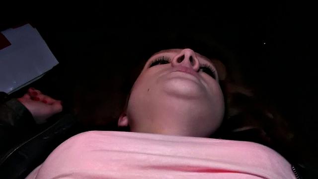 Ginger Fucked in a Car with Natural Tits & Work Fantasy