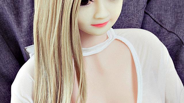 Young Sex Doll Blonde Deepthroat and Anal with Big Tits